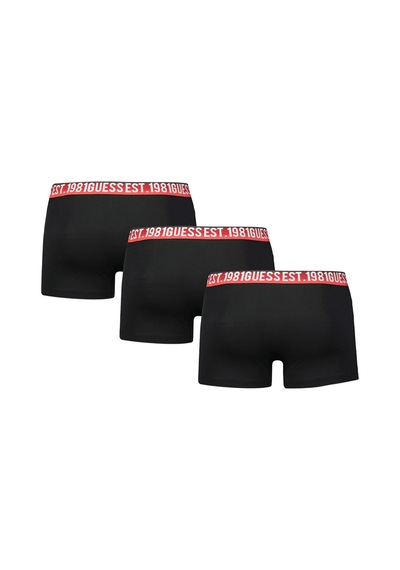 Guess Erkek 3'lü Boxer U5bg61.syh Siyah