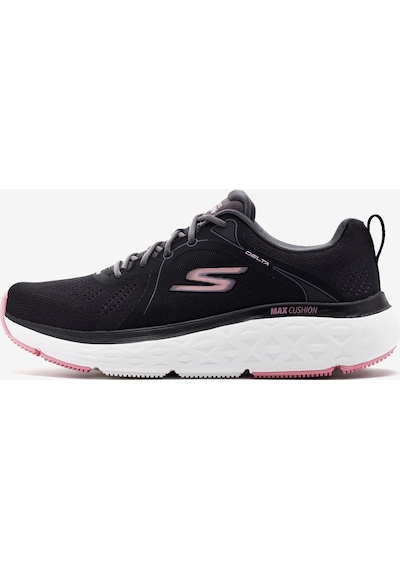 Skechers Max Cushioning Delta - Smooth Stride Kadın Siyah Koşu Ayakkabısı 129132 Bkpk Siyah