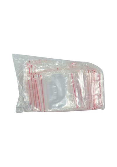 Kilitli Naylon Torba Poşet 6x7 Cm Şeffaf 100 Adet 1 Paket Renkli