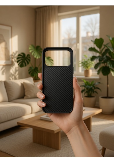 İphone 17/18 Promax Ortak Uyumlu Karbon Fiber Desenli Darbeye Dayanıklı Kılıf Çok Renkli5