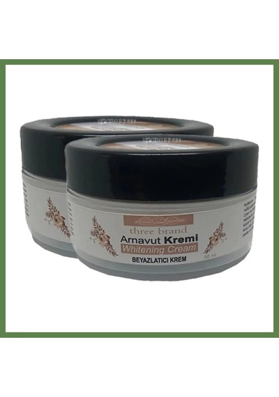 Bezos Süper Three Brand Arnavutkremi 2 Adet Whitens Cream Tümbölge Kremi 50 Ml Hb006