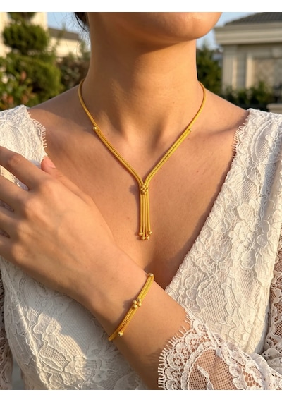 8 Ayar Dorikalı Kalze Set