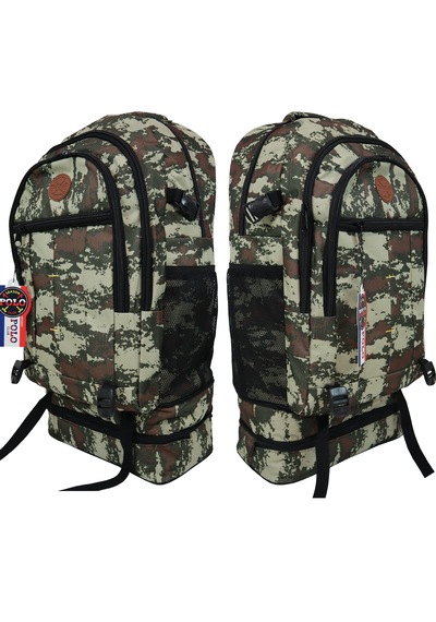 Season Mountaıner 90 Litre Körüklü Dağcı Unisex Sırt Çantası Büyük Hacimli Kamp & Outdoor Çanta Kamuflaj