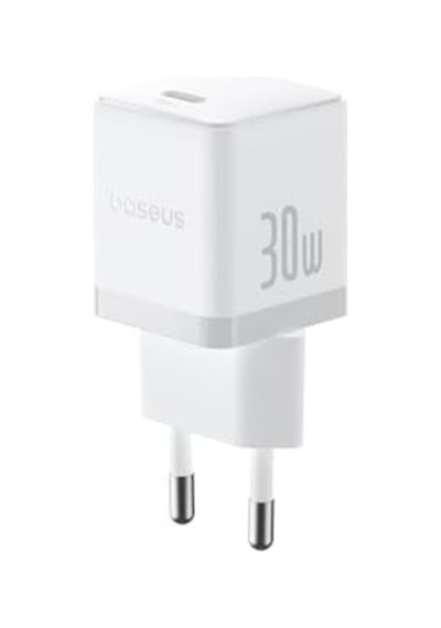 30w Hızlı Şarj Cihazı, Palm 1c Usb-c Duvar Adaptörü, Bct Soğutma Teknolojisi Ve Akıllı Çip Koruması, Kompakt Şarj Başlığı, Ve İphone Uyumlu, Beyaz