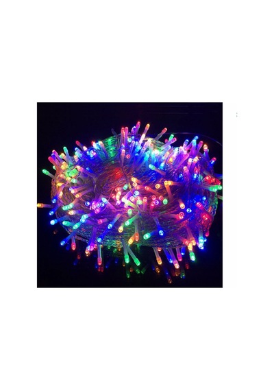 10 Metre 100 Ledli Fişli Led Dekor Lambası Yılbaşı Ağaç Süsü Rgb