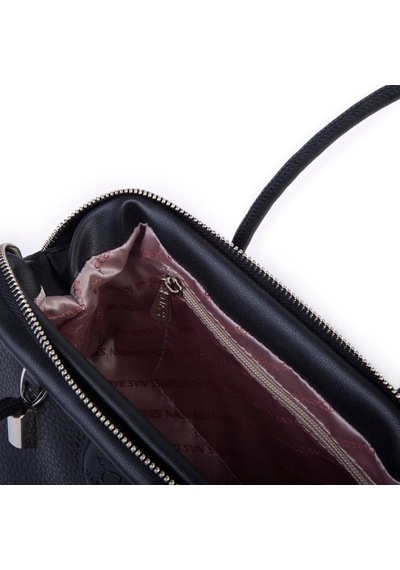 Nas Bag Nas 1420 Kadın El Çantası Siyah Siyah