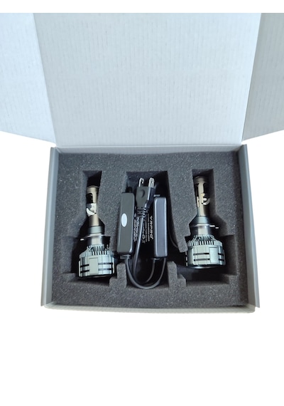 Vr Pro H7 Mega Mercekli Led Xenon 20000 Lümen 75w