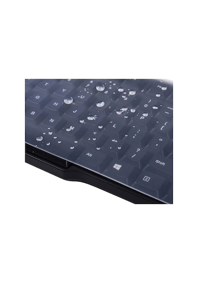 Şeffaf Silikon Klavye Koruyucu Masaüstü Klavye Koruma Kılıfı 45x14 Cm