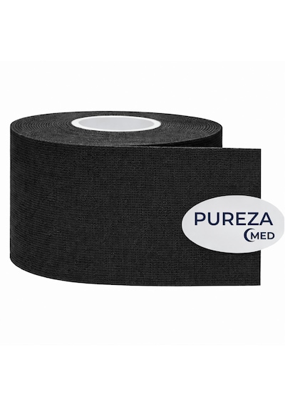 Kinesiyolojik Bandı Siyah/sporcu Bantı,  Için Kas Bandı Su Ve Ter Geçirmez Spor Yapışkan Bant 5cmx5cm