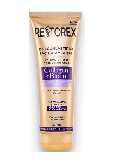 Restorex Dolgunlaştırıcı Saç Bakım Kremi Collagen & Biotin 250 Ml 57989924