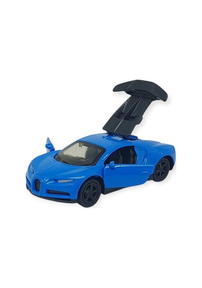 Çek Bırak Metal Küçük Arabalar 8 Cm - 6411a-18 - Mavi Siyah