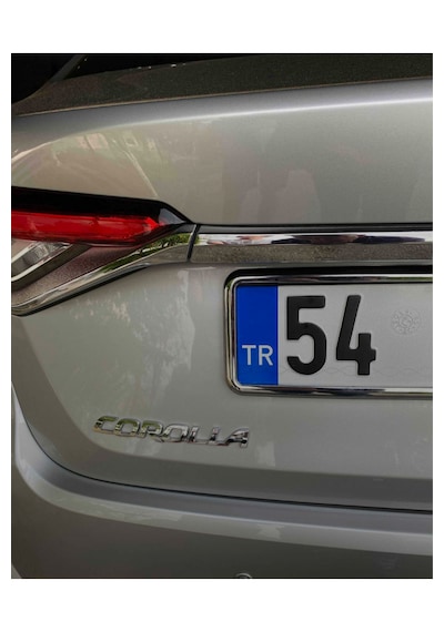 Krom Nikelajlı Oto Plakalık 1 Adet Krom Plakalık