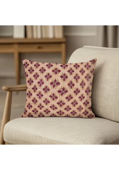 Turkıshrug Kıngdom Kilim Motifli Kırlent Yumuşak Dokulu 43 X 43 Çok Renkli