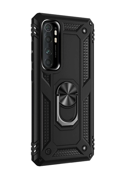 Xiaomi Mi Note 10 Lite Yüzüklü Tank Kılıf Gold