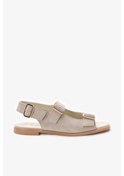 Marsel Bej Süet Deri Kadın Sandalet
