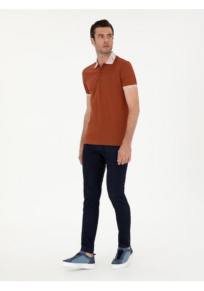 Cacharel Lacivert Slim Fit Pamuk Karışımlı Jean Pantolon