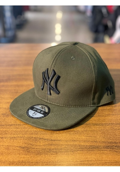 Hamze Ny New York Nakış Hip-hop Snapback Rapper Basket Beyzbol Şapka Cap Haki