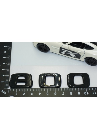 Dk Benz 800 Brabus Bagaj Siyah Abs 3m 3d Yazı Logo