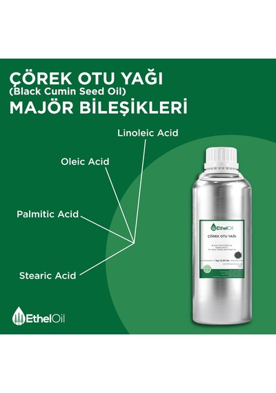 Etheloil Çörek Otu Sabit Yağı 1 KG