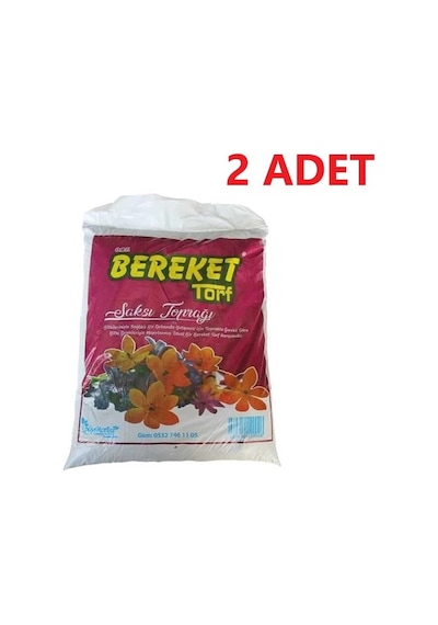 Toft Toprak Bereket Doğal Humuslu Saksı Toprağı-2 Adet - 20 Litre