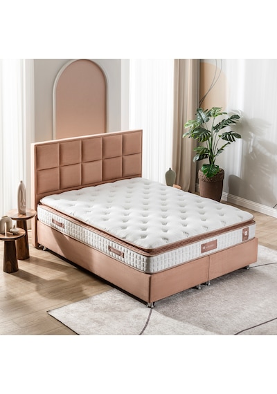 Us. Sleeping Ultra Ortopedik Touch Brown Orijinal Pedli Yaylı Yatak (27Cm) 90X190