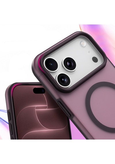 Apple İphone 18 Pro Kılıf M-safe Şarj Özellikli Kuin Kapak Mavi