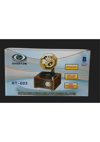 Everton Rt-603 Bluetooth-usb-sd-aux-tf Nostaljik Radyo