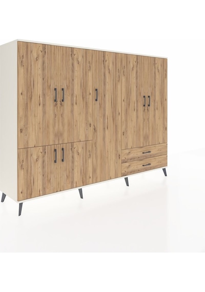 Hyperion Dolap 12 Raflı 2 Çekmeceli 7 Kapaklı 220x44x163 Aytaşı-ç Aytaşı-çam