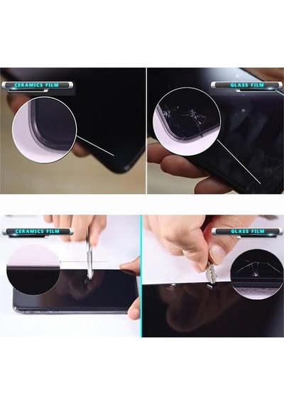 Pp Apple Uyumlu iPhone 12 Pro Max Ekran Koruyucu 9d Seramik Nano Tam Kaplayan