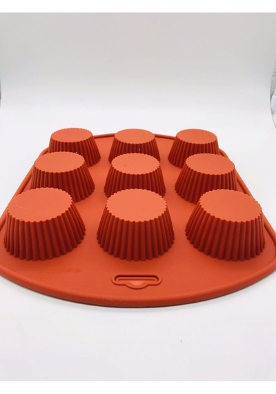 Silikon Muffin Ve Cupcake Kalıbı Kahverengi