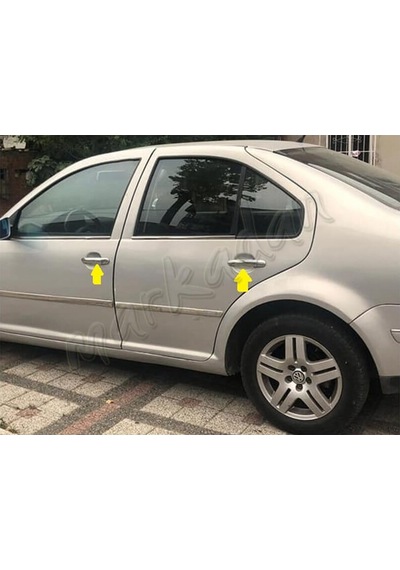 Woc Chrome Vw Bora Krom Kapı Kolu 1998-2004 4 Kapı Paslanmaz Çeli