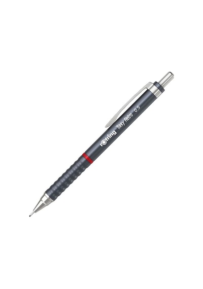 Tıkky Retro Versatıl Kalem Metalik Gri 0.5mm