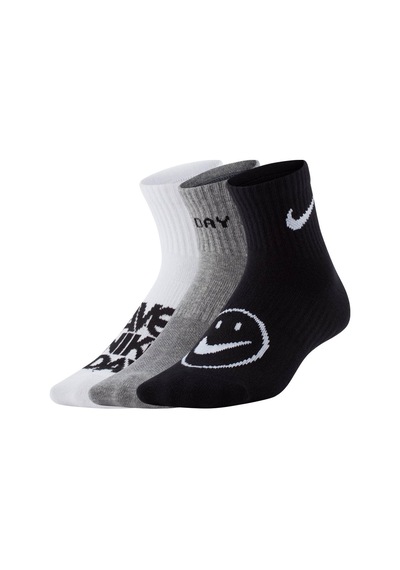 Nike 3 Pack Everyday Lightweight Çocuk Çorabı Çok Renkli