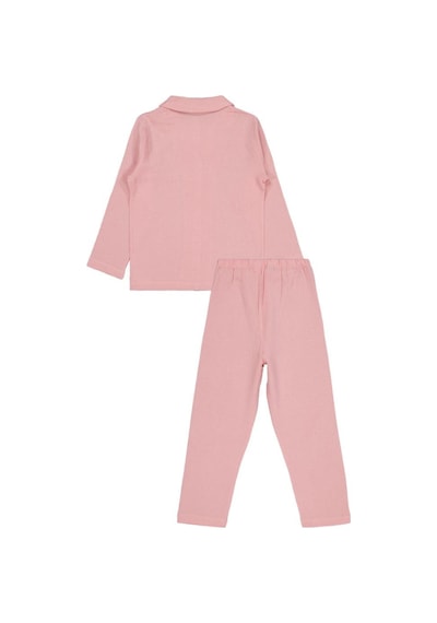 Civil Girls Düz 6-9 Yaş Pijama Takımı Pudra