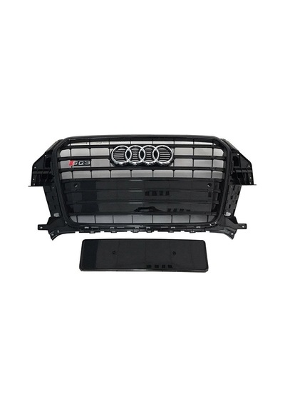 Autogp Audi Q3 Sq3 Ön Panjur Komple 2012 / 2015 Siyah Tk 13-05-q3-8u-s-s.s