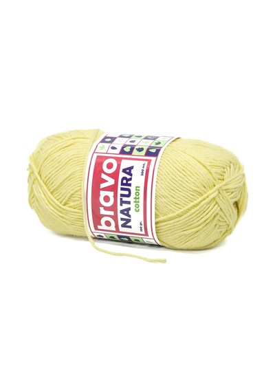Natura %100 Koton İplik 100 Gram 200 Metre Renk Kodu:706 Açık Sarı