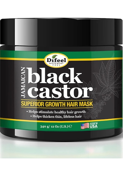 Difeel Jamaican Black Castor Yavaş Uzayan Saçlara Özel Saç Maskesi 340 G