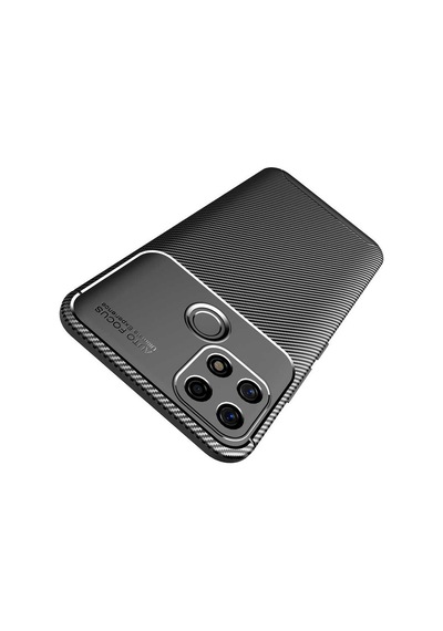 Apsuwa Oppo A15 Kılıf Negro Karbon Fiber Silikon