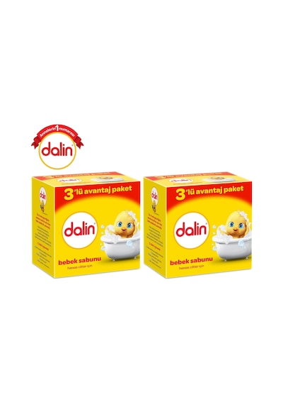 Dalin Bebek Sabunu 100gr 6 Lı Set Hassas Ciltler İçin