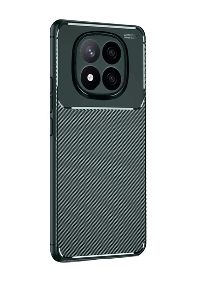 Xiaomi Redmi Note 14 Pro 4g Uyumlu Kılıf Auto Focus Karbon Kapak - Koyu Yeşil