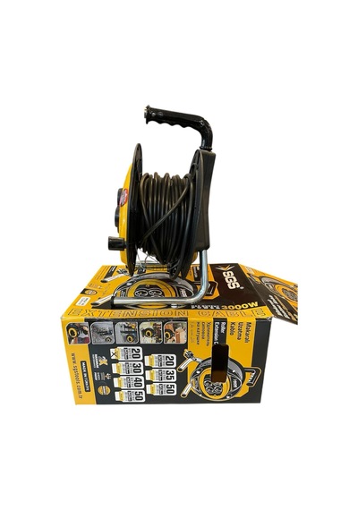 Makaralı Uzatma Kablosu 3x2,5 30mt Sgs 2134