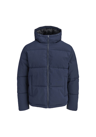 Jack & Jones Erkek Ayarlanabilir Bagcikli Kapüsonlu Puffer Ceket - Galaxy - 12303930 Sky Captain