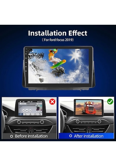 Ford Focus 5 Android 2 Gb + 32 Gb Rom Carplay Multimedya JAPON SERİ