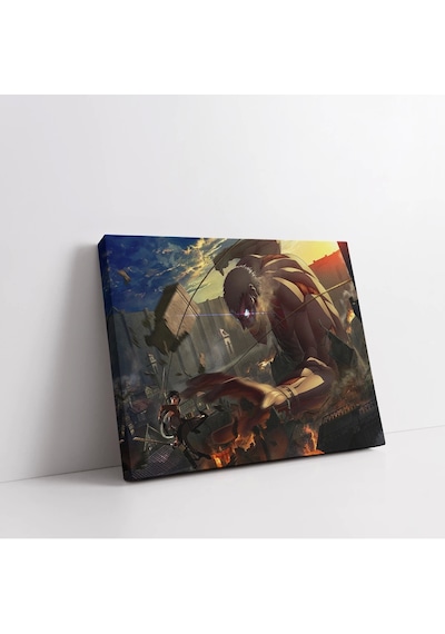 Attack On Titan Dev Kanvas Tablo