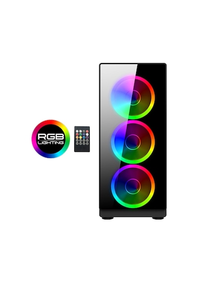 Turbox TX500 i5 3470 16 GB 256 GB SSD 1 TB HDD 4 GB RX550 27" Curved Masaüstü Oyuncu Bilgisayarıı