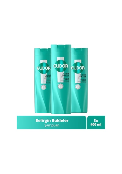 Şampuan Belirgin Bukleler 400 Ml X3 Tüm Saç Tipleri