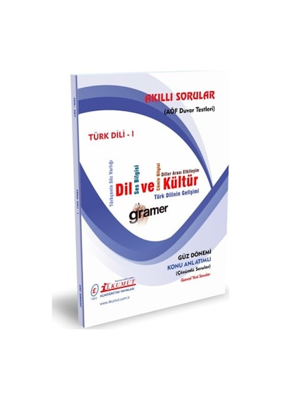 İlkumut Yayınları - Türk Dili - 1 - Konu Anlatımlı Ve Çözümlü Sorular