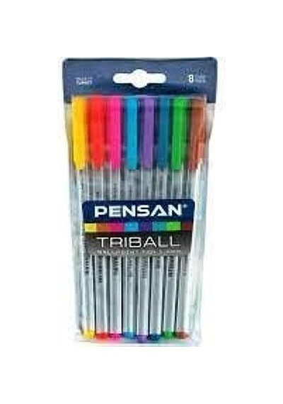 Tükenmez Triball Renkli 8li