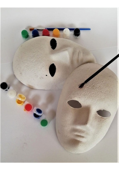 Yüz Maske Boyama Seti 2'Li