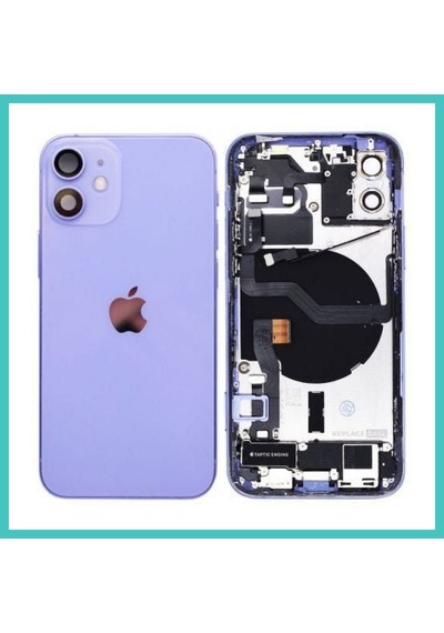Ny Joy İphone 12 Uyumlu Full Dolu Kasa Mor Nyjoybz